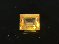 Saffier - ca. 4 carat gele saffier - afbeelding 1 van  3