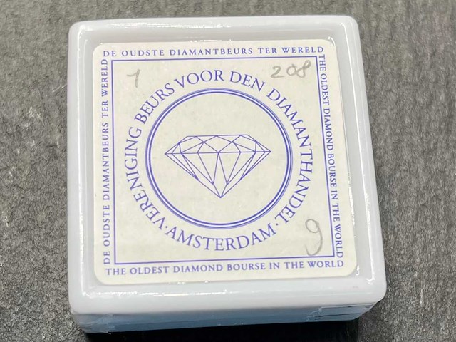 Saffier 1.00 carat ronde natuurlijke saffieren hoge kwaliteit - afbeelding 1 van  3