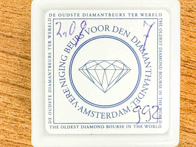 Saffier 2.09 carat natuurlijke ronde saffieren - afbeelding 3 van  3