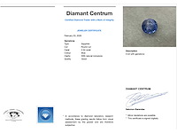 Saffier 2.34 carat natuurlijke saffier - afbeelding 3 van  5