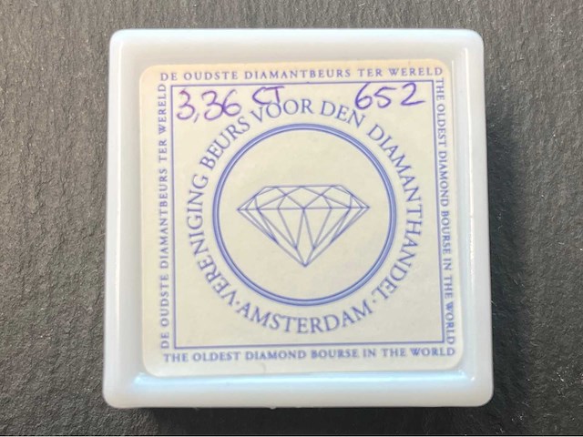 Saffier 3.36 carat natuurlijke saffier - afbeelding 1 van  1
