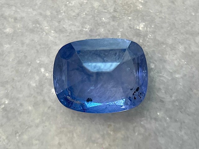 Saffier 3.40 carat natuurlijke saffier - afbeelding 4 van  5