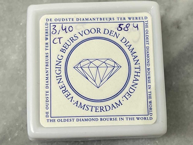 Saffier 3.40 carat natuurlijke saffier - afbeelding 5 van  5
