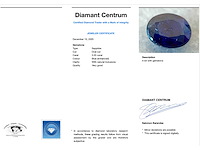 Saffier 3.55 carat - afbeelding 1 van  4