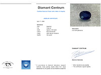 Saffier circa 3.00 carat - afbeelding 3 van  4