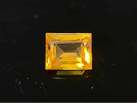 Saffier geel 4 ct
