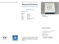Saffier mooie rond geslepen natuurlijke saffieren hoge kwaliteit 1.00 carat