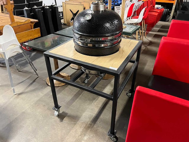 Saffire kamado - in verrijdbare tafel - barbecue - afbeelding 6 van  13