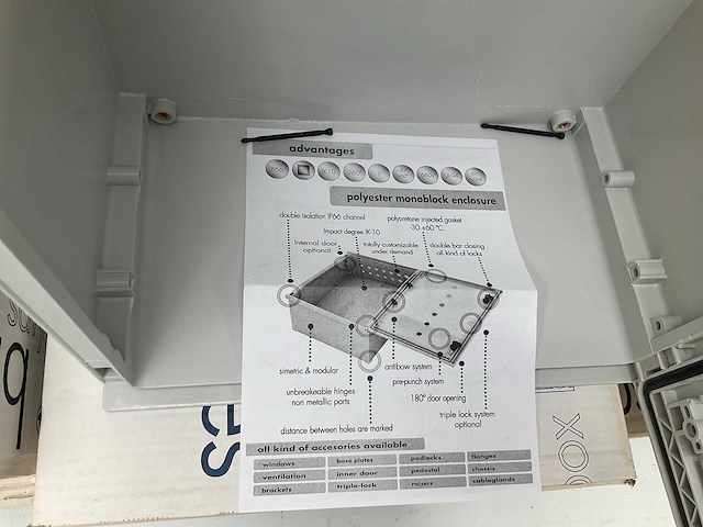Safybox bres 64p ( 600 x 400 x 200mm) industriële behuizing (8x) - afbeelding 3 van  3