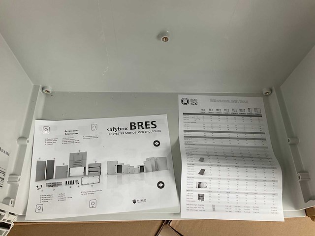Safybox bres 86p (800 x 600 x 300 mm)industriële behuizing (5x) - afbeelding 4 van  5