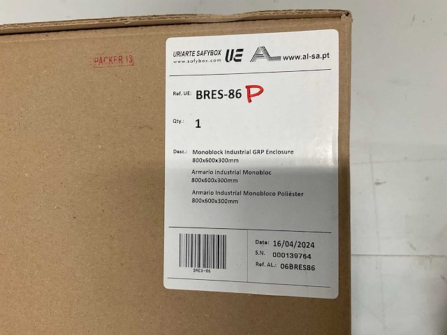 Safybox bres 86p (800 x 600 x 300 mm)industriële behuizing (5x) - afbeelding 5 van  5