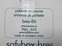 Safybox bres 86p (800 x 600 x 300 mm)industriële behuizingen (8x) - afbeelding 5 van  6