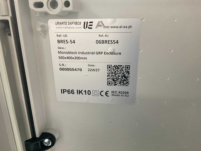 Safybox bres54 industriële behuizing ( 500 x 400 x 200mm) (12x) - afbeelding 5 van  6