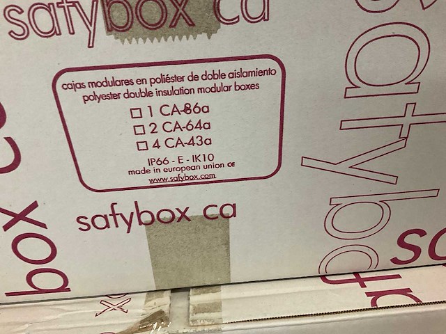 Safybox ca-86a en ca86as industriële behuizing (15x) - afbeelding 4 van  4