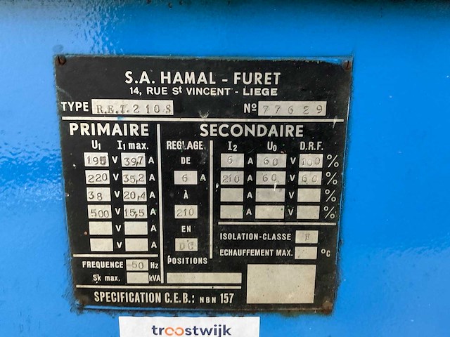 Sahamal furet - ret 210s - lasapparaat - afbeelding 8 van  8