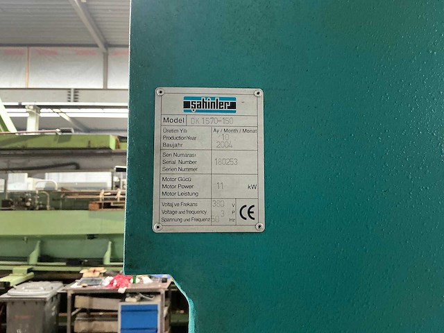 Sahinler - 2004 - dk 1570-1500 - hydraulische pers - afbeelding 5 van  7