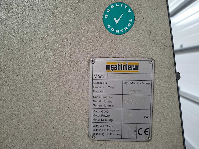 Sahinler - 2007 - hp 115 - ponsmachine - afbeelding 5 van  8