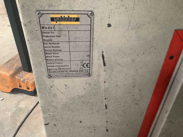 Sahinler - 2013 - pk 35 - profielbuigmachine - afbeelding 4 van  5