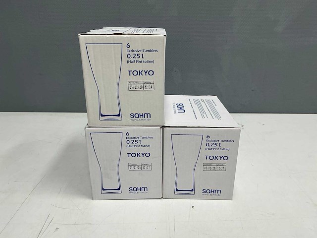 Sahm - kirin premium bier - glas (18x) - afbeelding 8 van  8