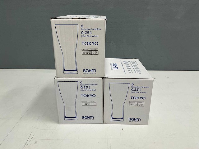 Sahm - kirin premium bier - glas (18x) - afbeelding 8 van  8