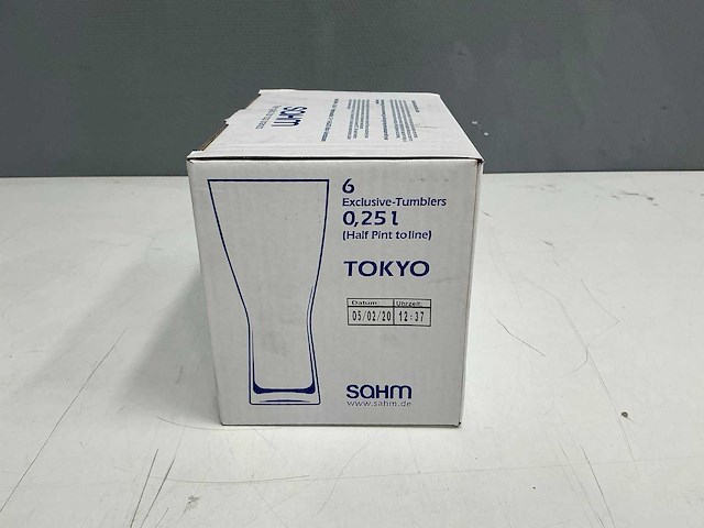 Sahm - kirin premium bier - glas (18x) - afbeelding 8 van  8