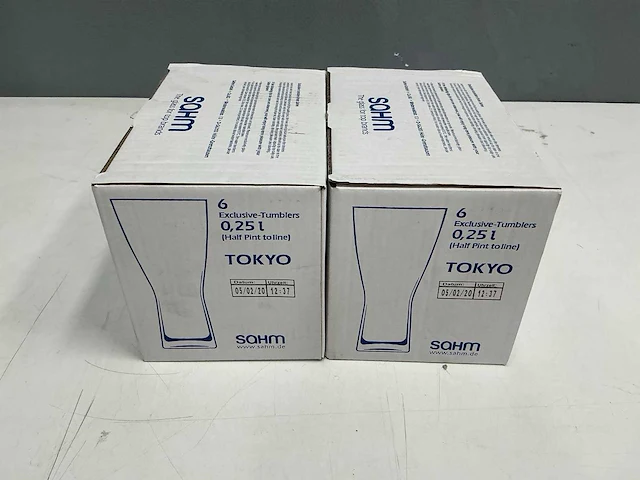 Sahm - kirin premium bier - glazen (170x) - afbeelding 8 van  8