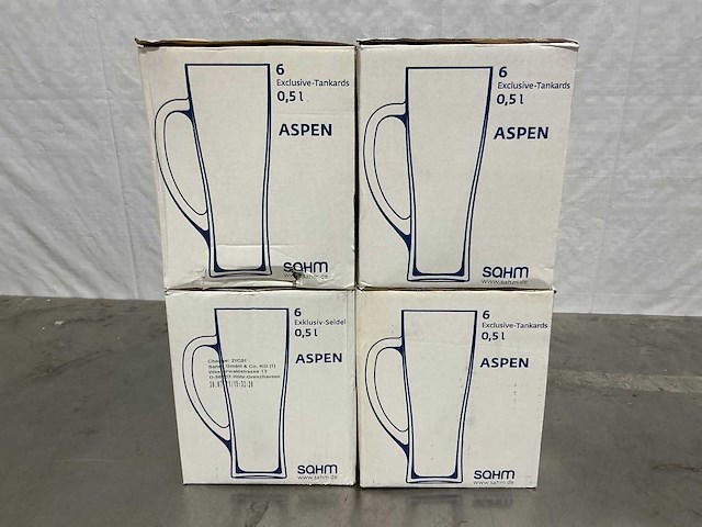 Sahm 0,5l bierglas - bier-kwik logo (24x) - afbeelding 3 van  3