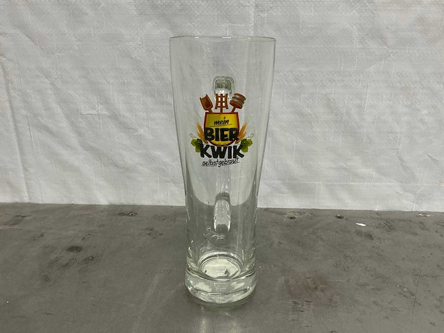 Sahm 0,5l bierglas - bier-kwik logo (42x) - afbeelding 1 van  3