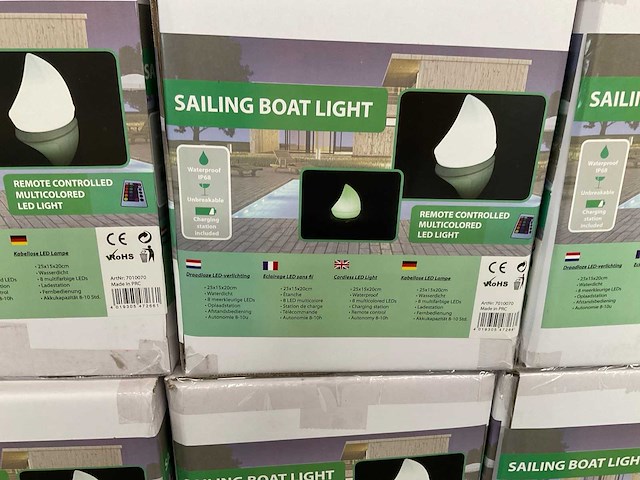 Sailing boat light draadloze led verlichting 7010070 (12x) - afbeelding 2 van  2