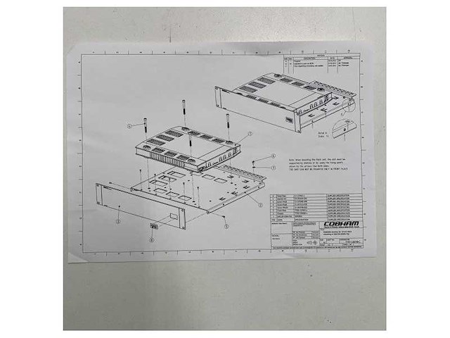 Sailor 6080 psu 19 inch rack mount kit - 406080a-005 - afbeelding 2 van  5