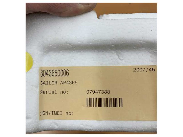 Sailor ap4365 black alarm panel - 8043650006 - afbeelding 7 van  8