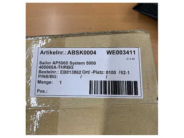 Sailor distress alarm panel ap5065 for tt-3000e - 405065a - afbeelding 8 van  9