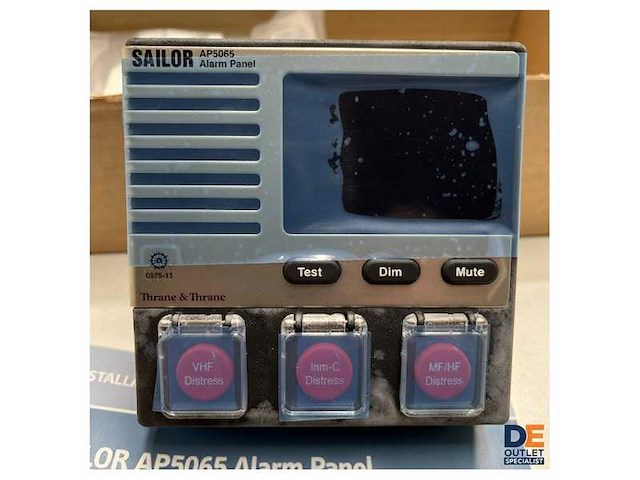 Sailor distress alarm panel ap5065 for tt-3000e - 405065a - afbeelding 1 van  3