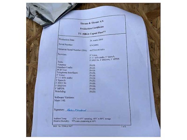Sailor fleet 77 satellite communication system - tt-3038c - afbeelding 2 van  8
