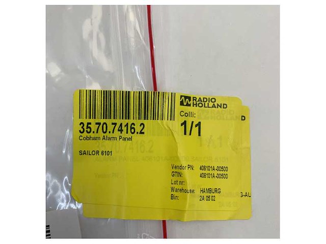 Sailor inmarsat | mini-c alarm panel tt-6101a - afbeelding 7 van  7