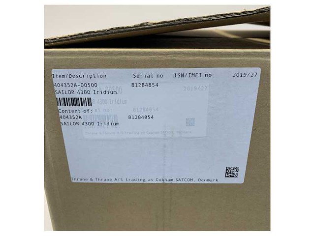 Sailor iridium 4300 vsat satellite communication antenna - 404352a-00500 - afbeelding 10 van  10