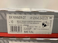 Sait 08507 ek 230 mm slijpschijven (20x) - afbeelding 2 van  2