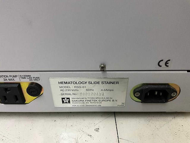 Sakura rsg-61 hematologie glaasbeiter - afbeelding 6 van  6
