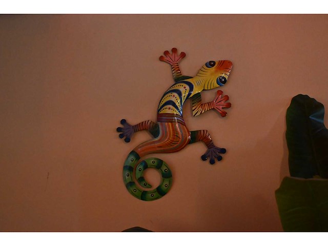 Salamander / gekko wanddecoratie - afbeelding 1 van  6