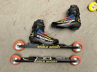Salomon rollerski + schoen maat 38 - afbeelding 1 van  3