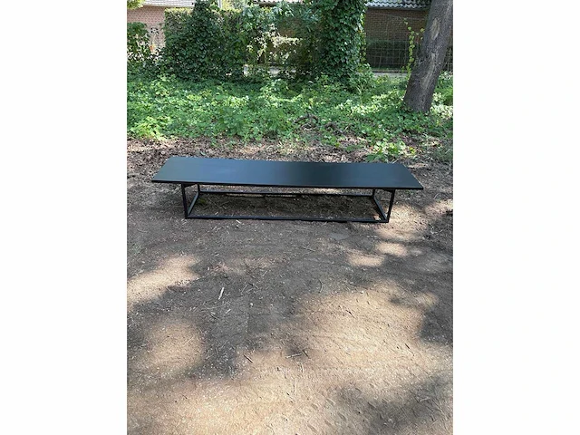 Salon tafel zwart breedte 50 cm; hoogte 35 cm - afbeelding 1 van  3