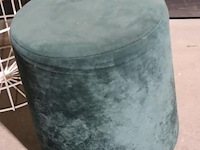 Salontafel - 60x60x44cm & poef - ø 39cm x 40cm (h) - afbeelding 4 van  4