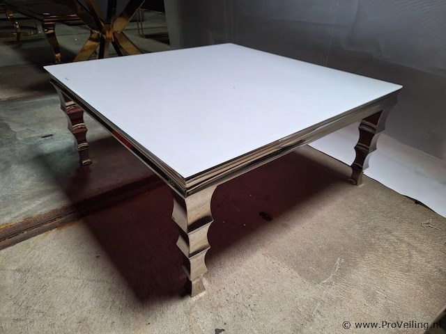 Salontafel - ca. 100x100x45 cm - afbeelding 2 van  4