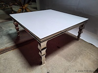 Salontafel - ca. 100x100x45 cm - afbeelding 2 van  4