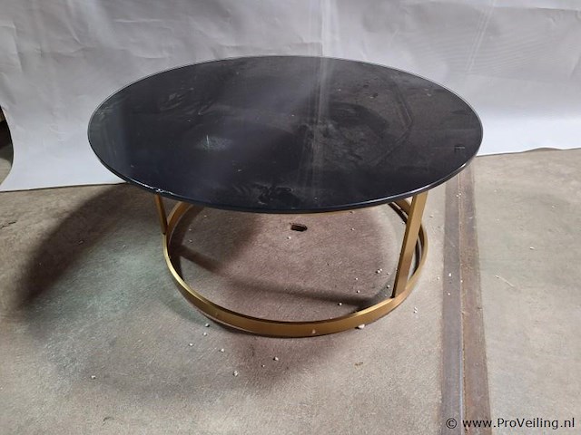 Salontafel - diameter ca. 90 cm; hoogte ca. 39 cm - afbeelding 1 van  3