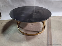 Salontafel - diameter ca. 90 cm; hoogte ca. 39 cm - afbeelding 1 van  3