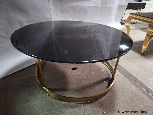 Salontafel - diameter ca. 90 cm; hoogte ca. 39 cm - afbeelding 3 van  3