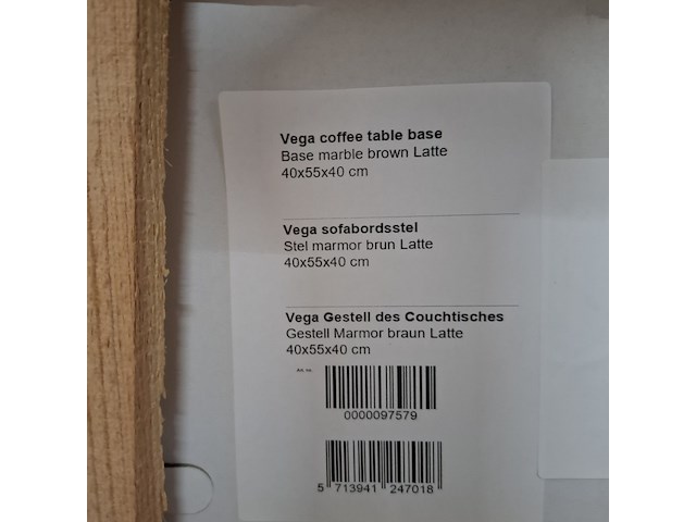 Salontafel, actona, vega coffee table - afbeelding 3 van  11