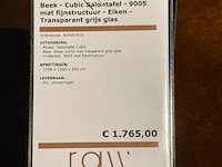 Salontafel, beek, cubic, zwart - afbeelding 2 van  5
