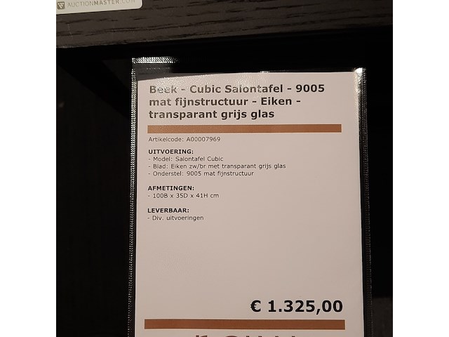 Salontafel beek, cubic - afbeelding 5 van  7